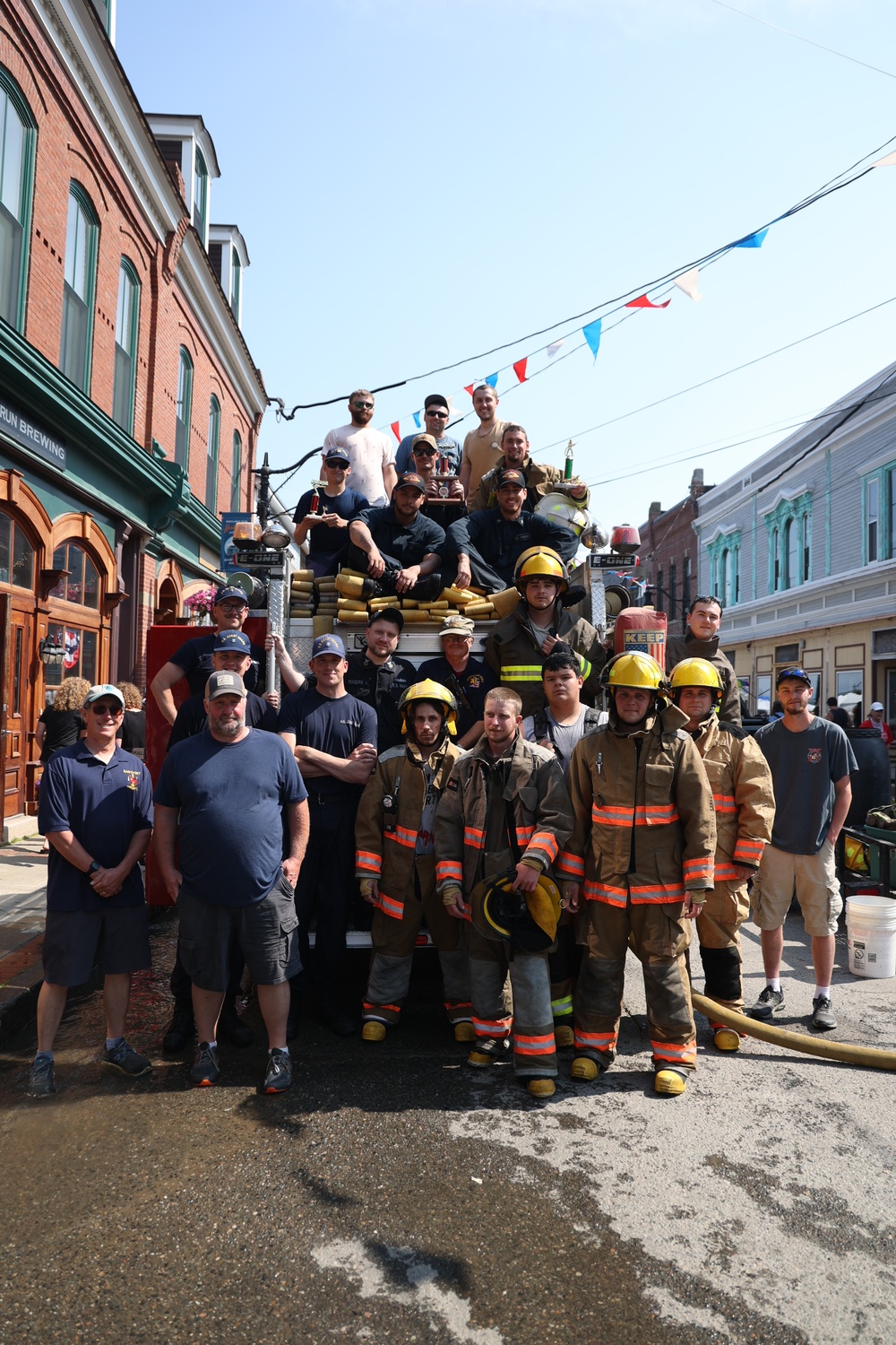 USS Farragut Competes in Fireman’s Muster