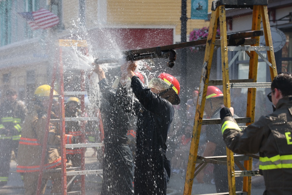 USS Farragut Competes in Fireman’s Muster