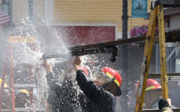 USS Farragut Competes in Fireman’s Muster