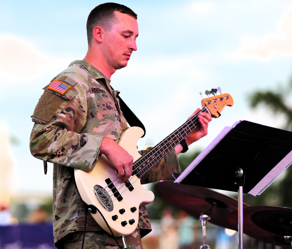 Illinois Army National Guard's 144th Army Band Returns to Alton to Rock Out