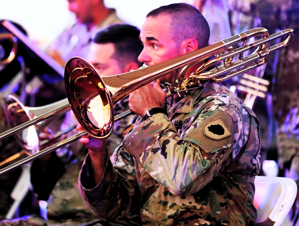 Illinois Army National Guard's 144th Army Band Returns to Alton to Rock Out