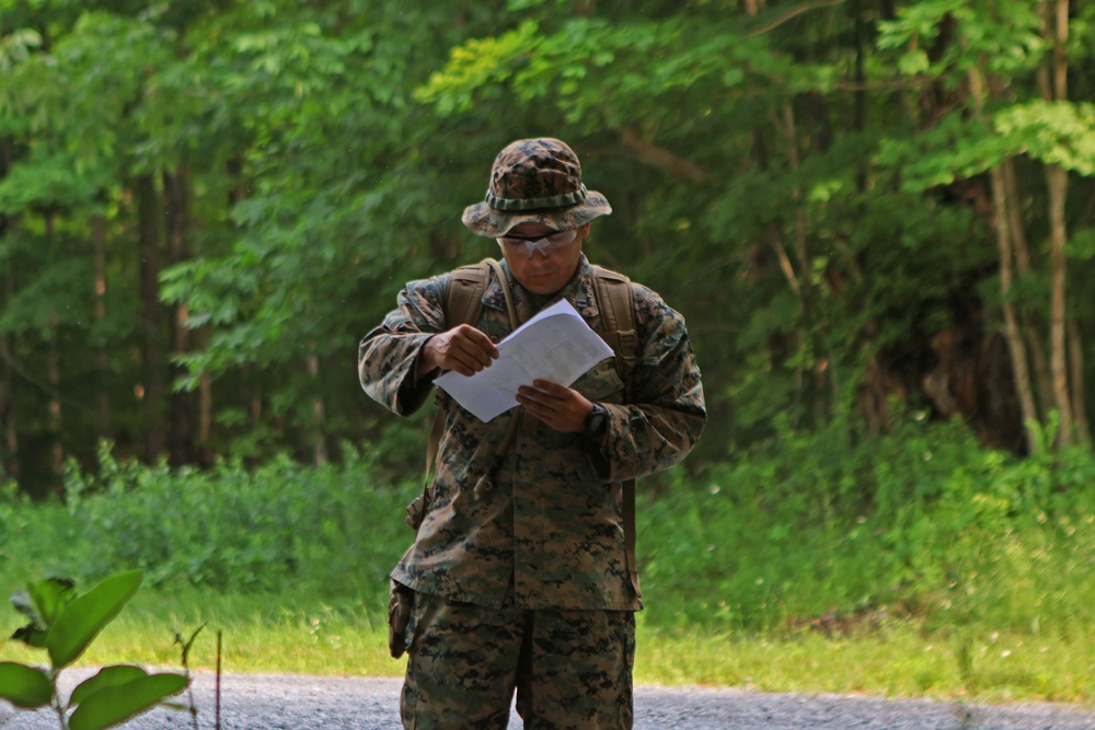 U.S. Marine Conduct Land Navigation at Atlantic Alliance 2025