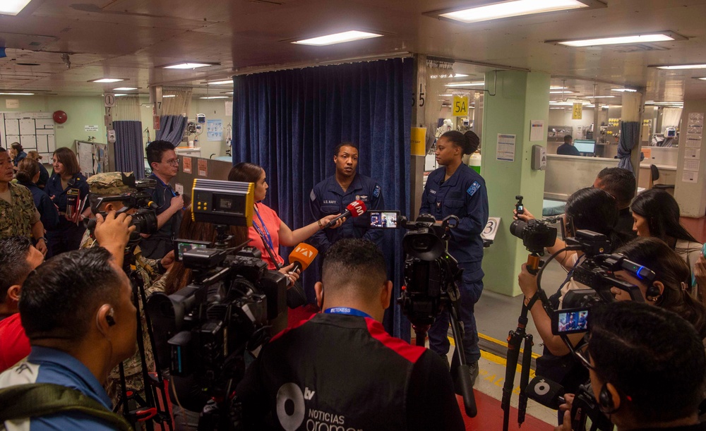 USNS Comfort hosts press from Ecuador