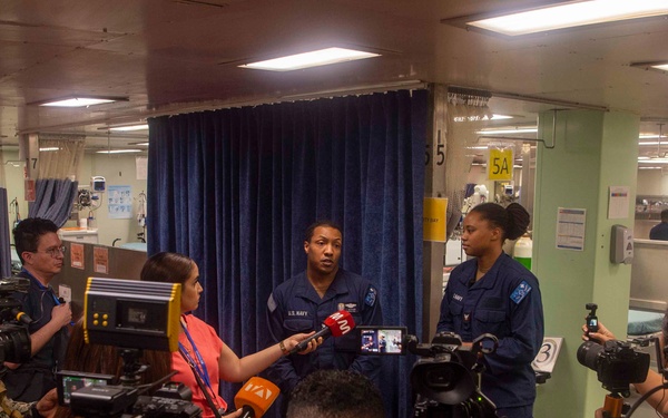 USNS Comfort hosts press from Ecuador