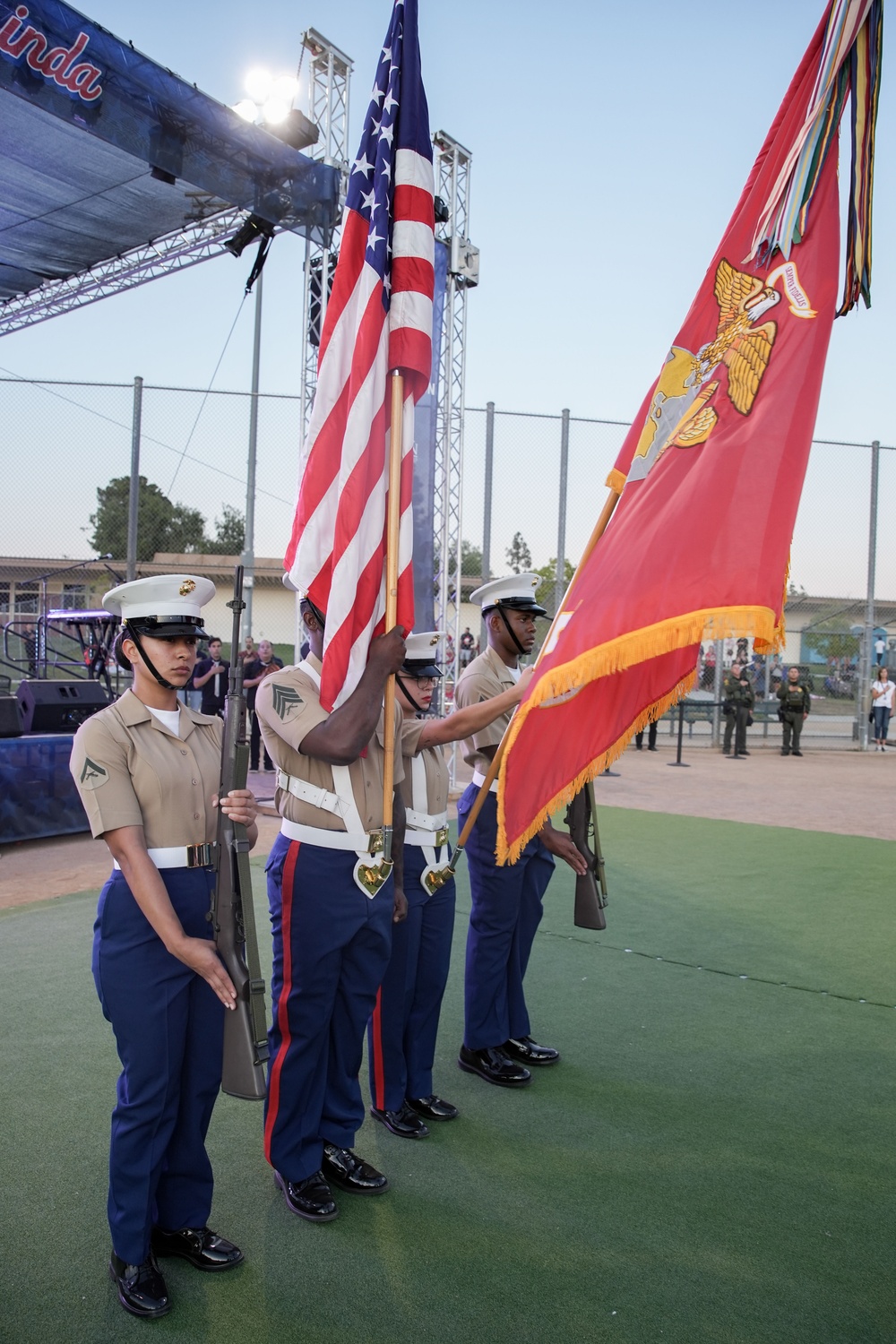 11th MEU Color Guard participates in Fourth of July celebration