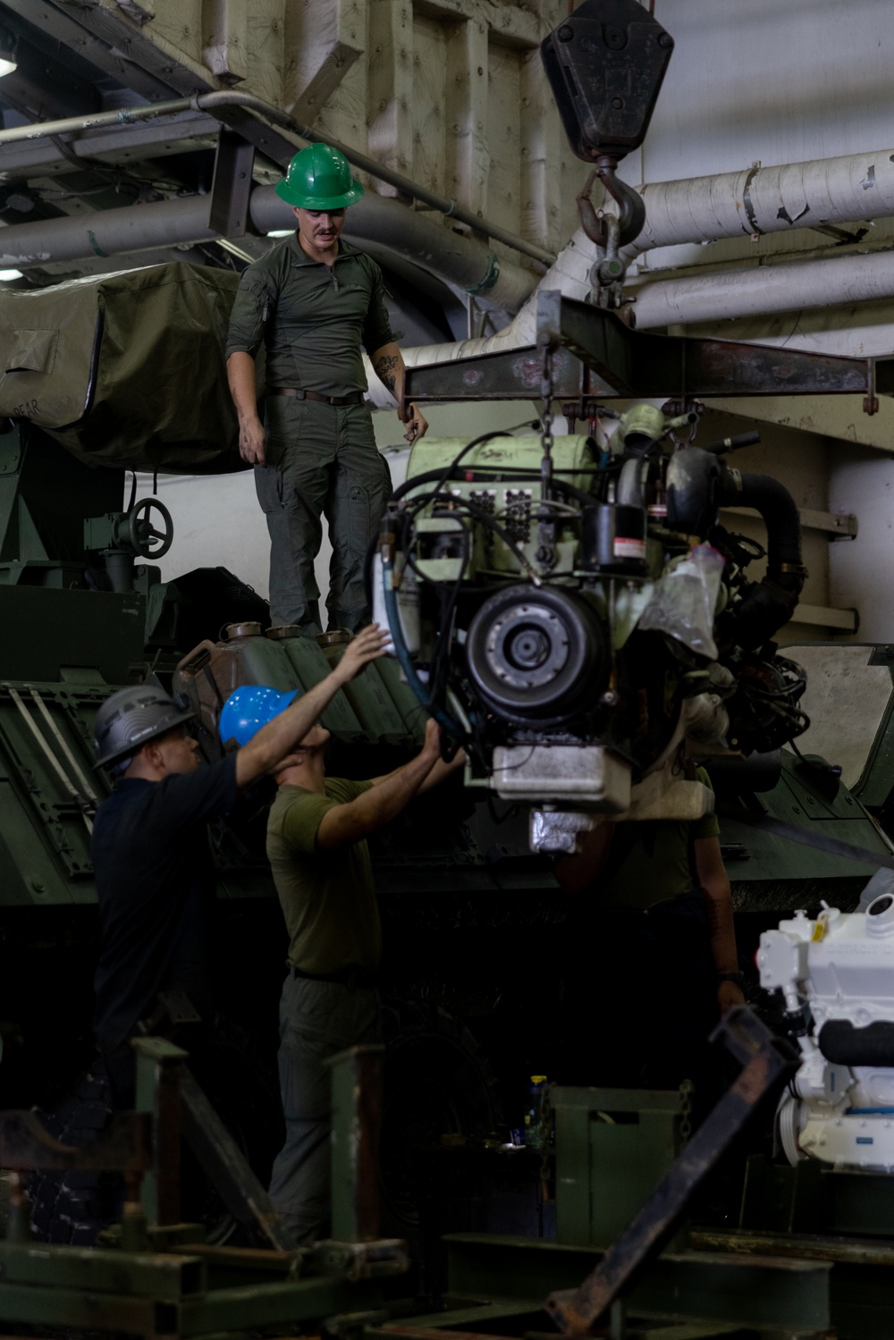 22nd MEU (SOC)| LAV Engine Maintenance