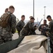 U.S. Marines with MWSS-273 set up a forward arming and refueling point during Atlantic Alliance 2025