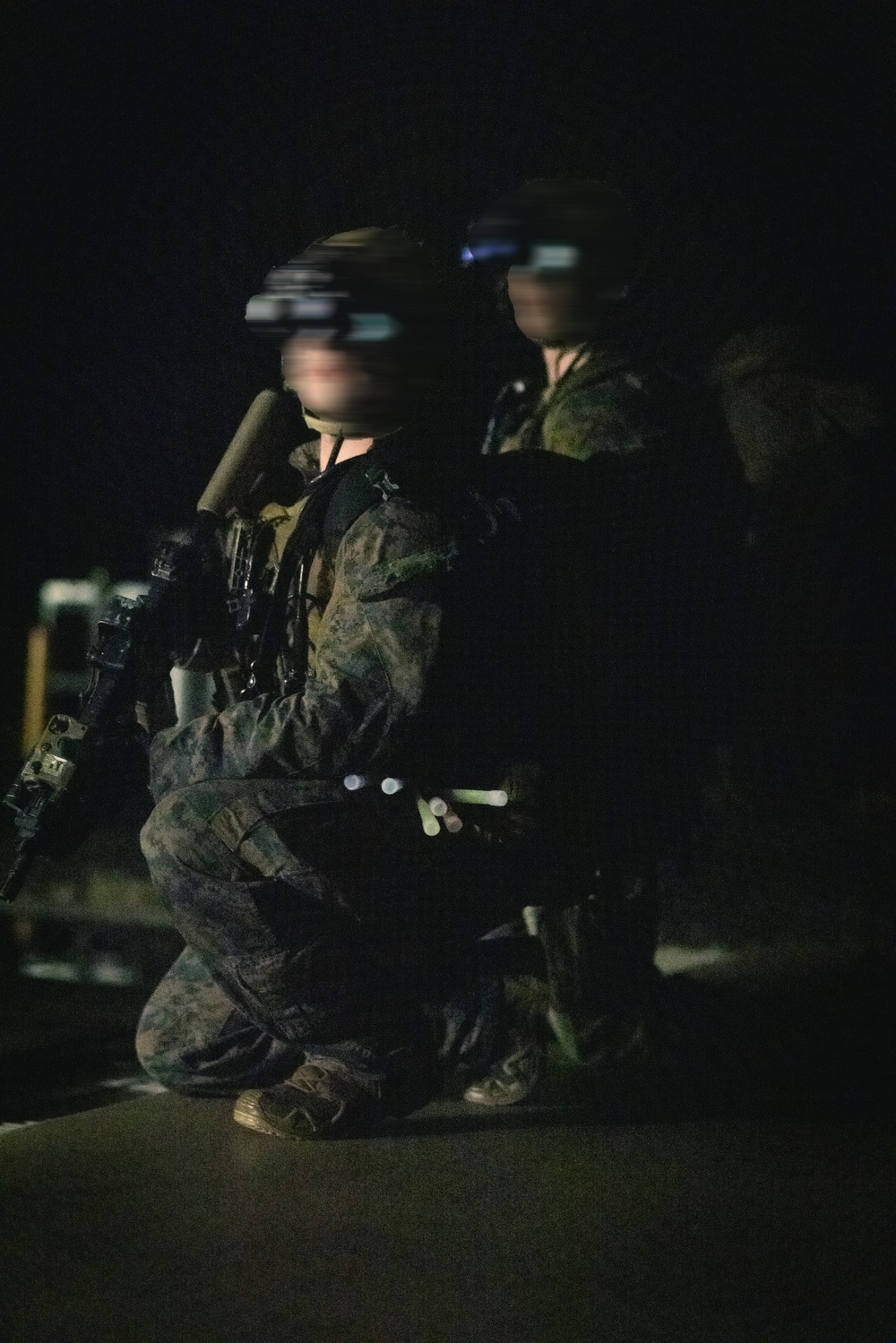 U.S. Marines with Force Reconnaissance Platoon Conduct a Limited Scale Raid