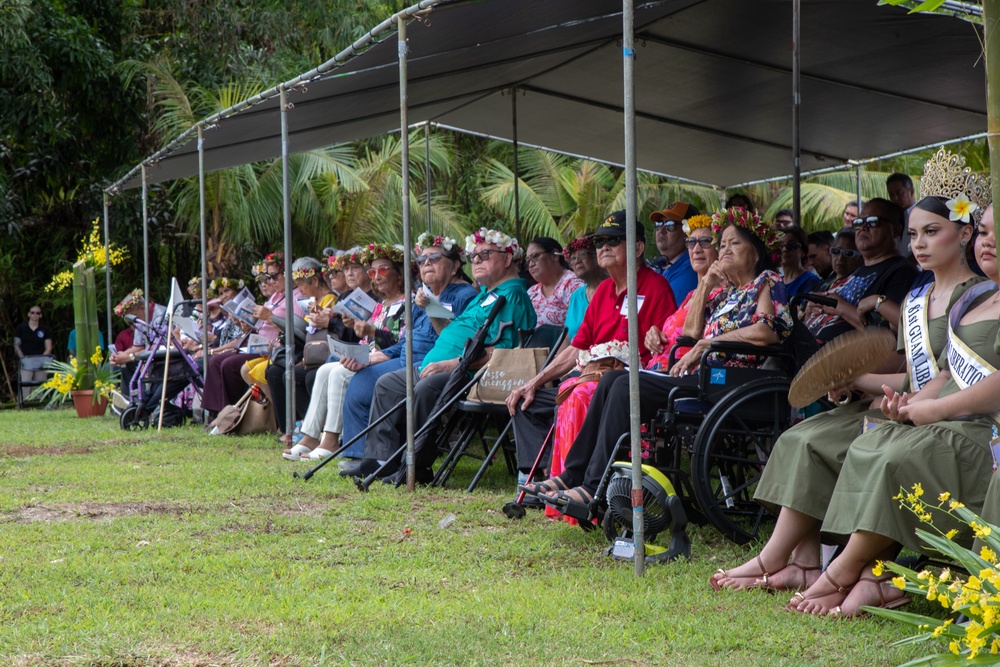 Camp Blaz Marines participate in the Mañenggon Memorial Ceremony