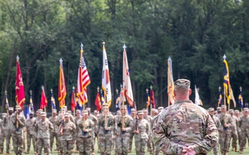 Col. R. Scott Carpenter assumed command of the U.S. Army Materiel Support Command – Korea from Col. Brian T. Donahue during a Change of Command Ceremony held today at Story Field, Camp Carroll.
