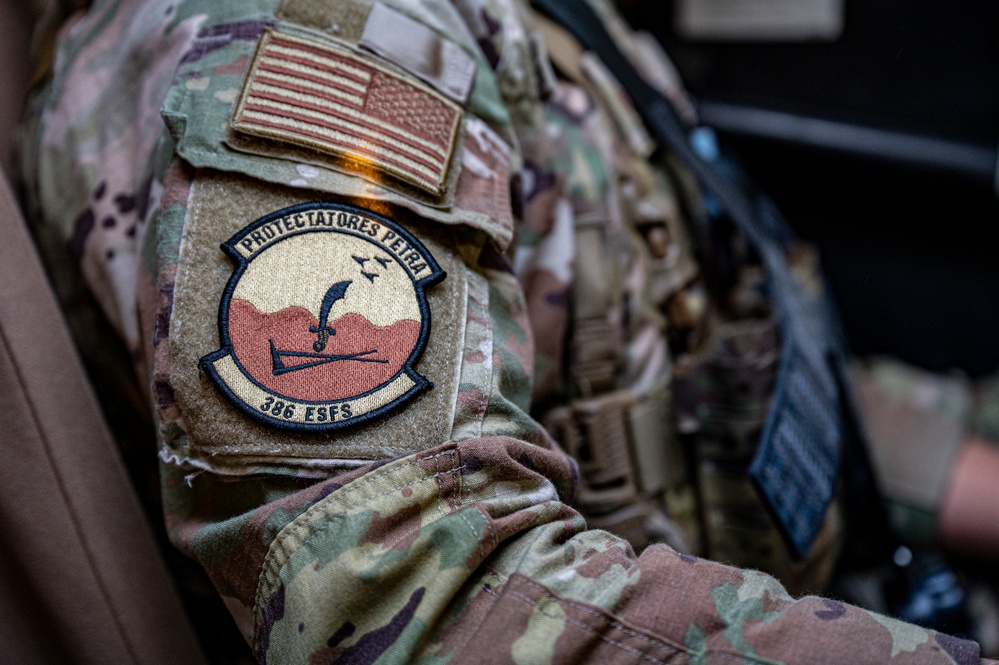 386th ESFS ride-along tour