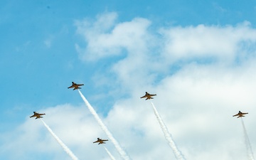 ROKAF Black Eagles soar over Camp Humphreys