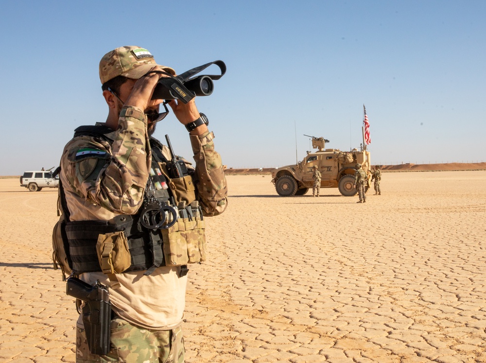 Coalition and Syrian Partners Conduct Joint Range Operation