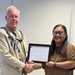 LRC Benelux local national employee first dual certified safety officer for Belgium, U.S.
