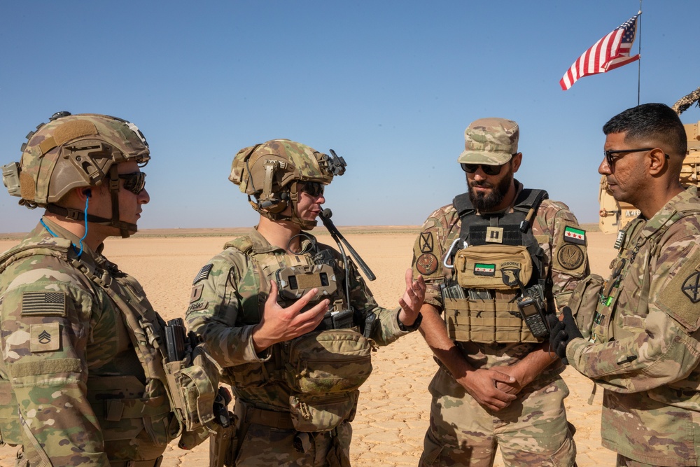 Coalition and Syrian Partners Conduct Joint Range Operation