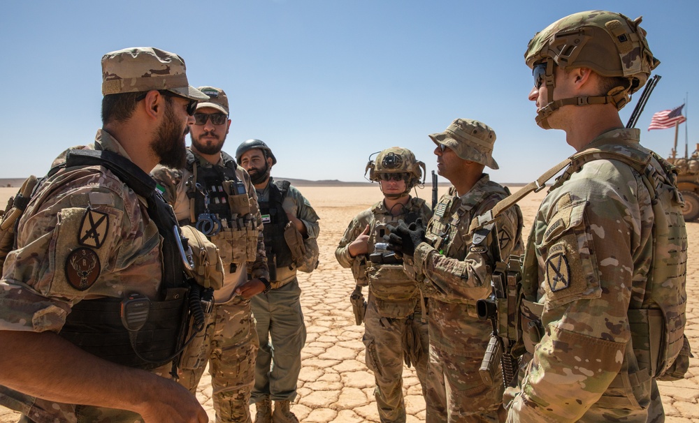Coalition and Syrian Partners Conduct Joint Range Operation
