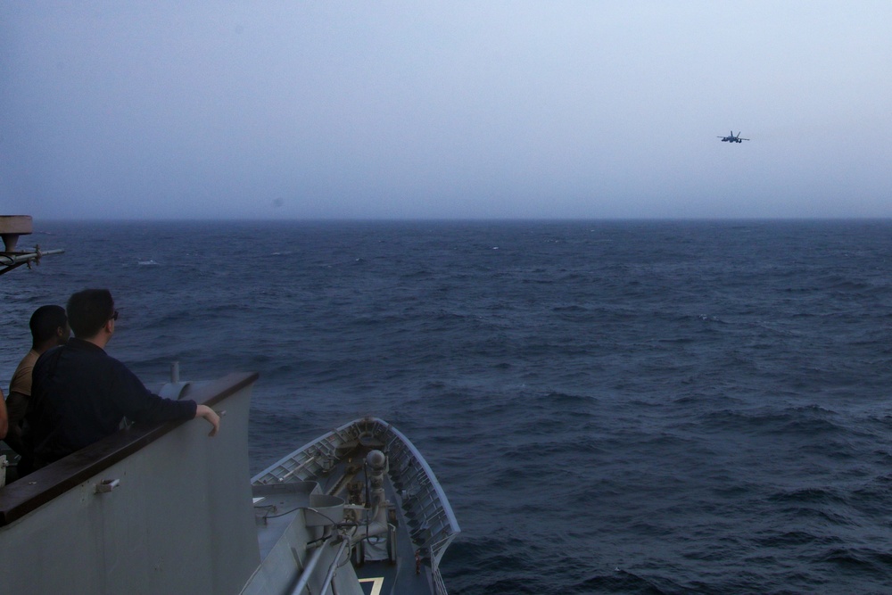 USS Princeton conducts operations in the U.S. Central Command area of responsibility as part of the Carl Vinson Carrier Strike Group
