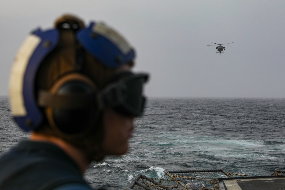 USS Princeton conducts operations in the U.S. Central Command area of responsibility as part of the Carl Vinson Carrier Strike Group