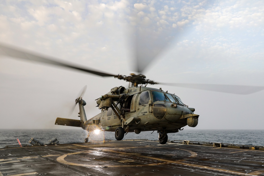 USS Princeton conducts operations in the U.S. Central Command area of responsibility as part of the Carl Vinson Carrier Strike Group