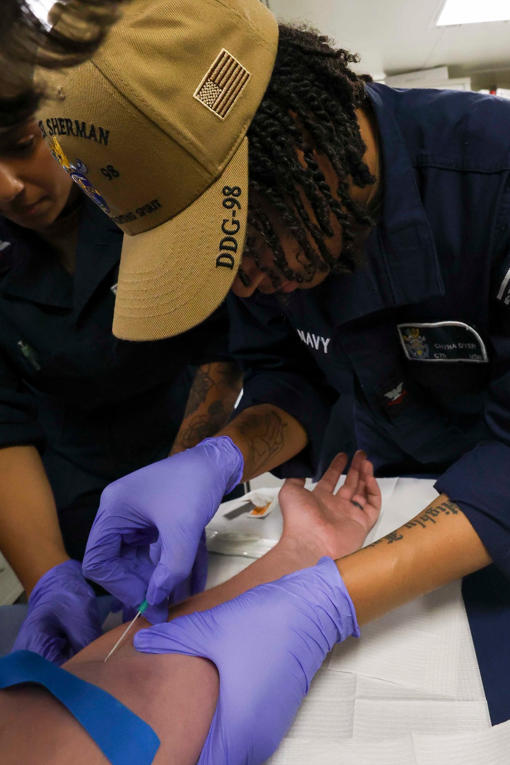 USS Forrest Sherman (DDG 98) Medical Training