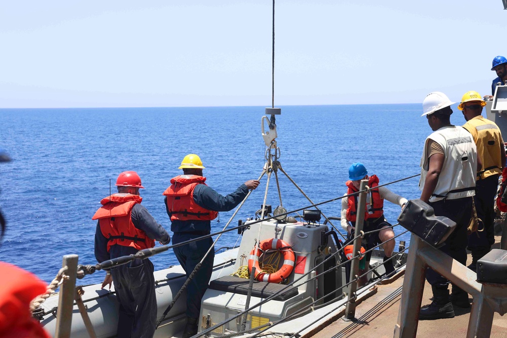 USS Forrest Sherman (DDG 98) Boat Operations