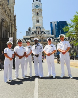 NAVSUP WSS Marches in Philadelphia Independence Day Parade