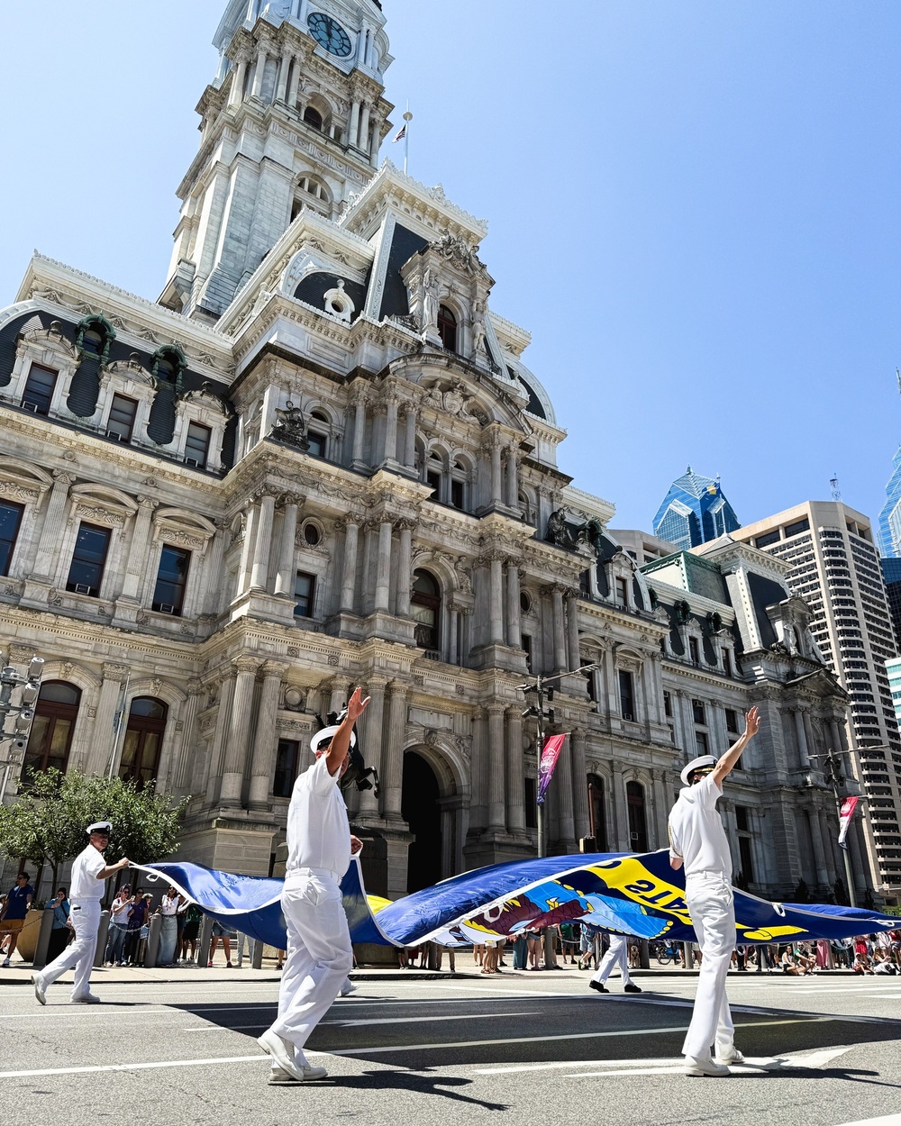 NAVSUP WSS Marches in Philadelphia Independence Day Parade