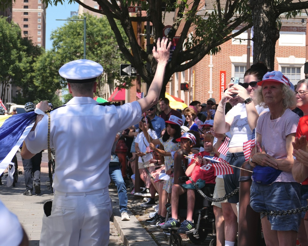 NAVSUP WSS Marches in Philadelphia Independence Day Parade