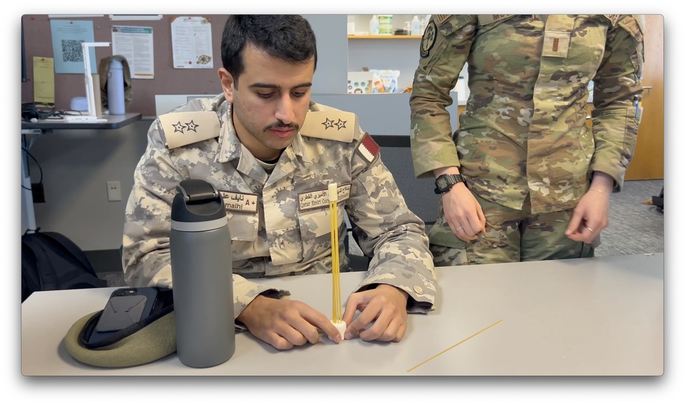 Qatari Officers Train Alongside U.S. Airmen in The Civil Engineer School’s WMGT 101 Course