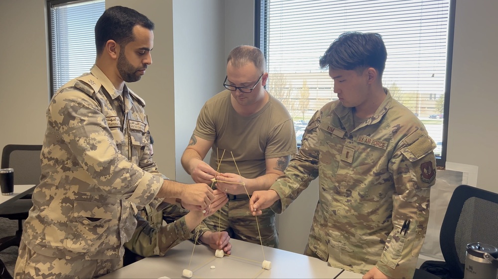 Qatari Officers Train Alongside U.S. Airmen in The Civil Engineer School’s WMGT 101 Course