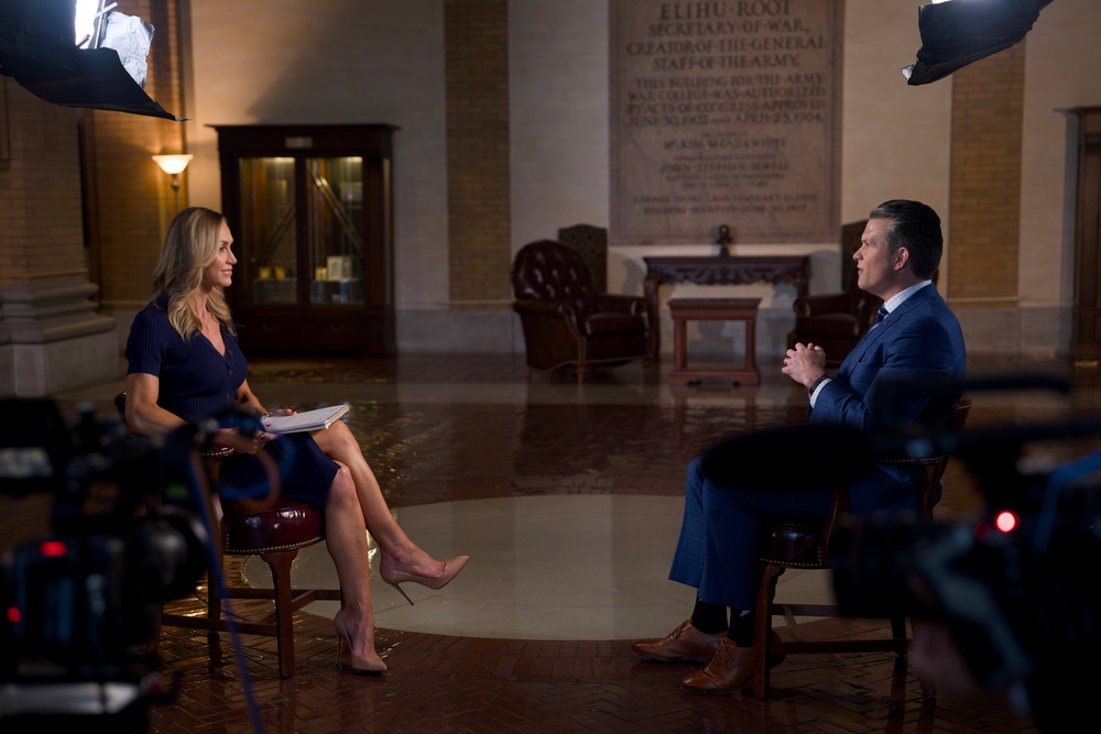 Secretary Hegseth conducts War college interview