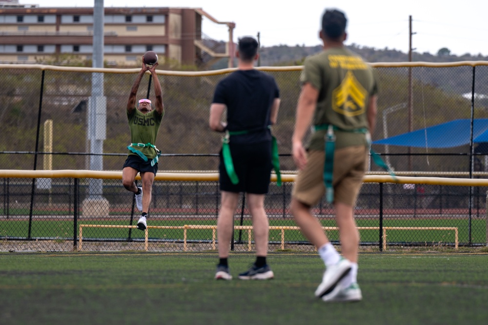 Red, white, ready: JTF-SG competes in flag football tournament
