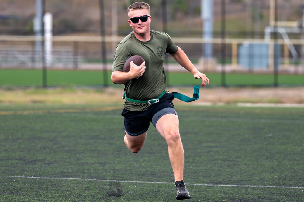 Red, white, ready: JTF-SG competes in flag football tournament