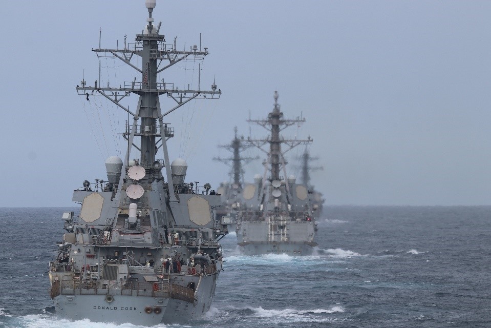 USS GONZALEZ (DDG 66) Conducts Surface Warfare Advanced Tactical Training (SWATT)