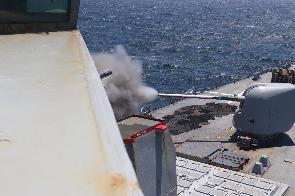 USS GONZALEZ (DDG 66) Conducts Surface Warfare Advanced Tactical Training (SWATT)