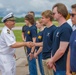 USS Ronald Reagan Commanding Officer Swears In New Recruits During Duluth Navy Week