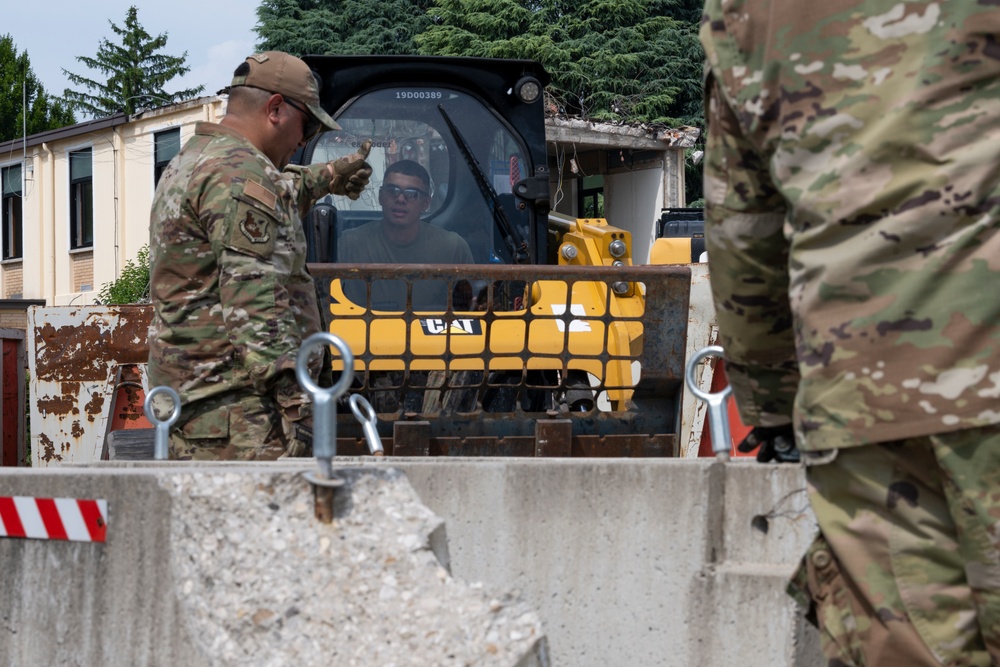 156th CES Deployment for Training at Aviano Air Base