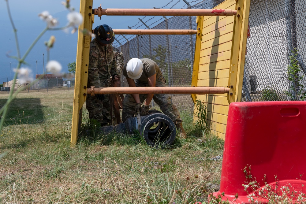 156th CES Deployment for Training at Aviano Air Base