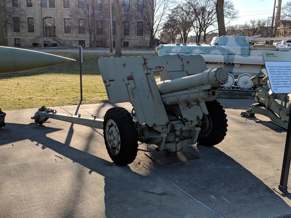 M3A1 Howitzer at Memorial Field