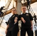 Coast Guard Cutter Eagle crew poses for portraits to promote Los Angeles Fleet Week 2025