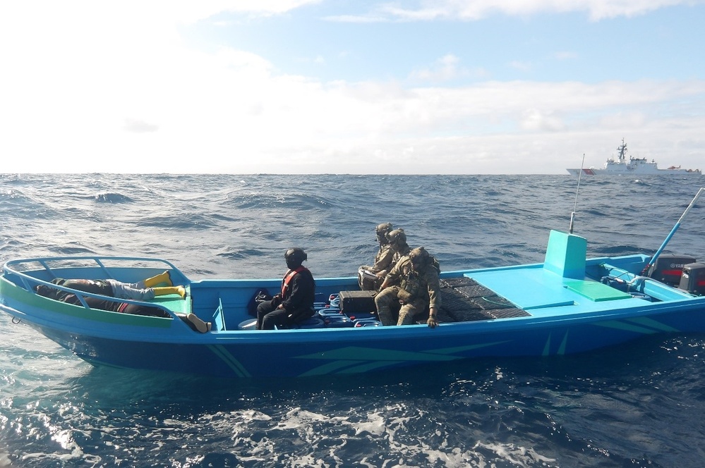 USCGC Hamilton Interdicts three vessels smuggling narcotics