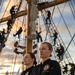 Coast Guard Cutter Eagle crew poses for portraits to promote Los Angeles Fleet Week 2025