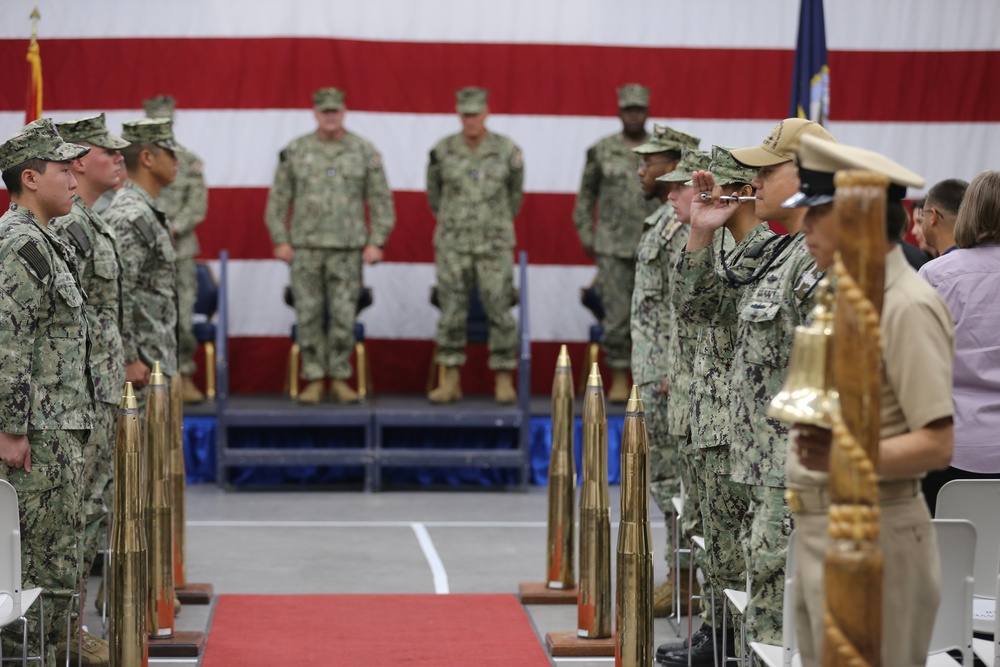 NMRTU Fallon Prepares for the Departure of the Official Party