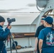 Coast Guard Cutter Eagle crew poses for portraits to promote Los Angeles Fleet Week 2025