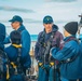 Coast Guard Cutter Eagle crew poses for portraits to promote Los Angeles Fleet Week 2025