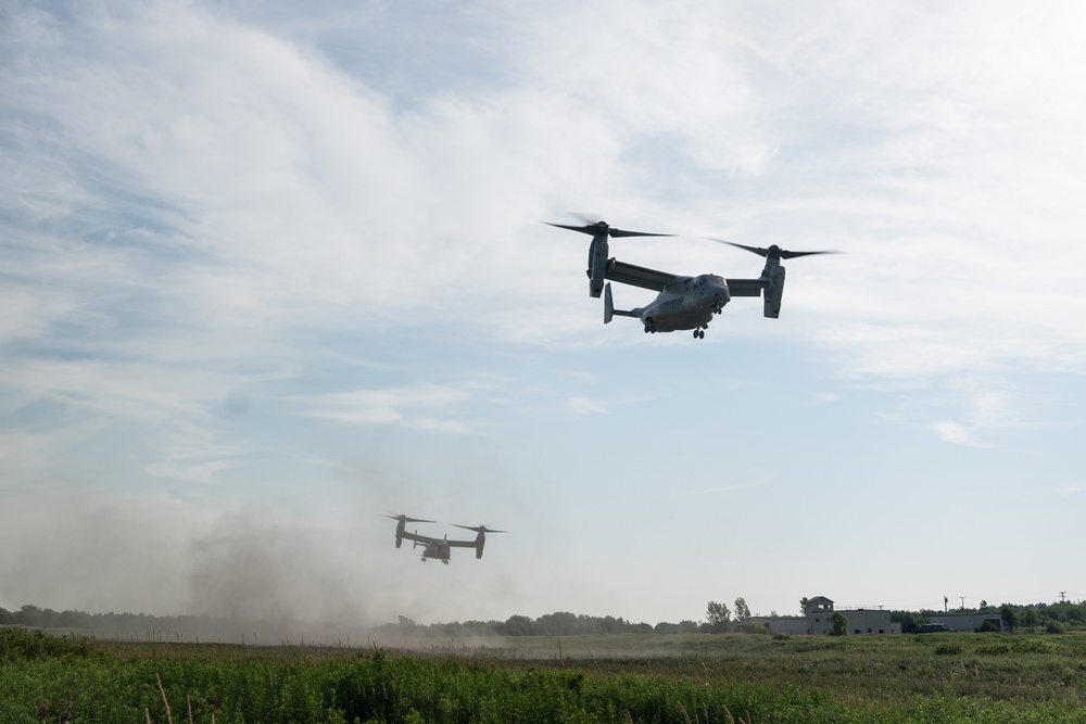 U.S. Marines with 4th MAW conduct ‘jump’ CoC operations during Atlantic Alliance 25