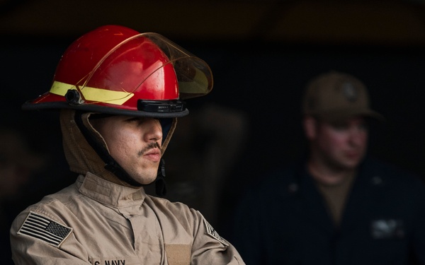 Kearsarge Conducts Firefighting Training