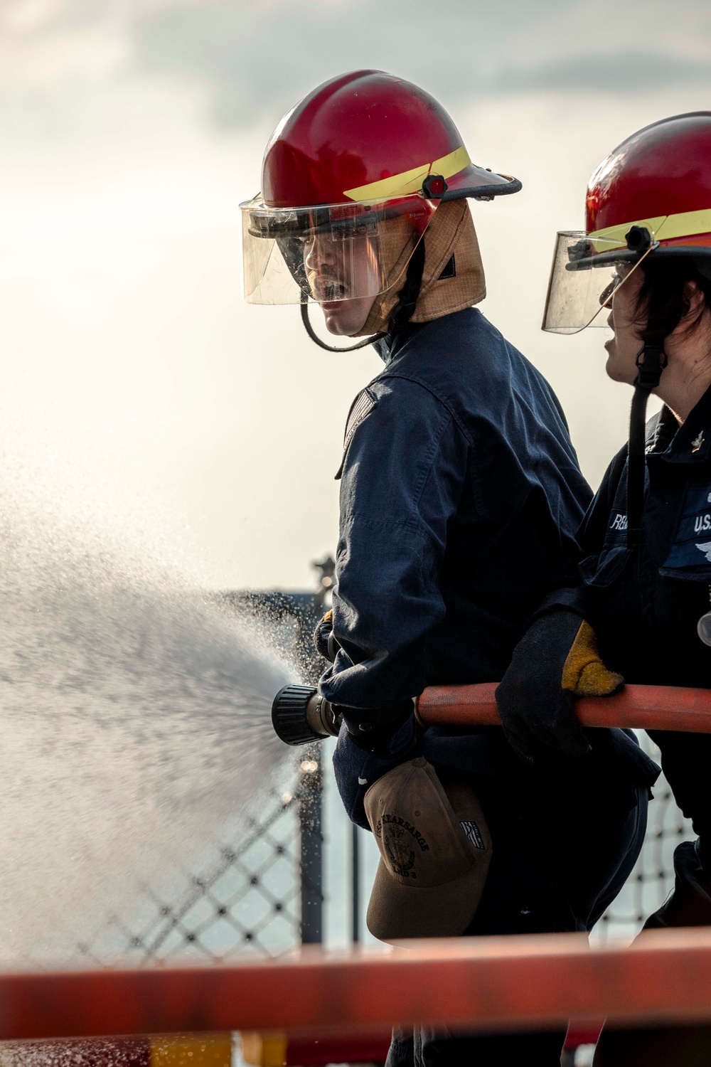 Kearsarge Conducts Firefighting Training