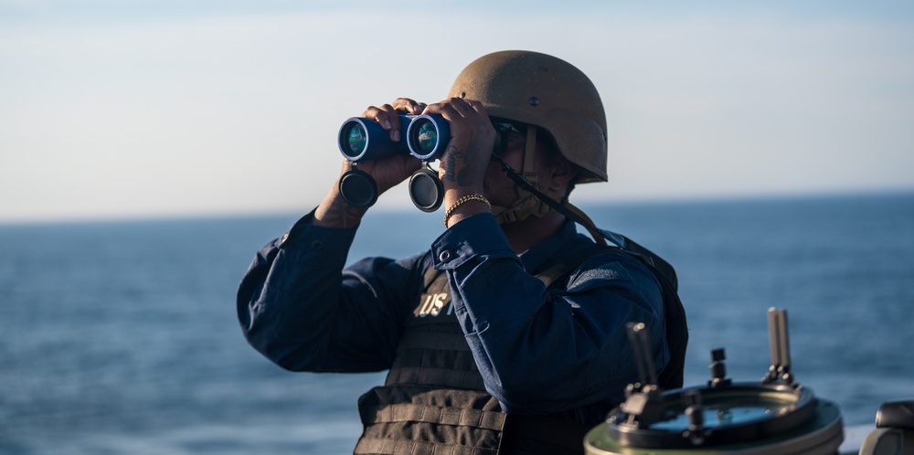 USS New York Strait Transit During Atlantic Alliance 2025