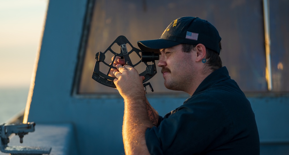 USS New York Strait Transit During Atlantic Alliance 2025